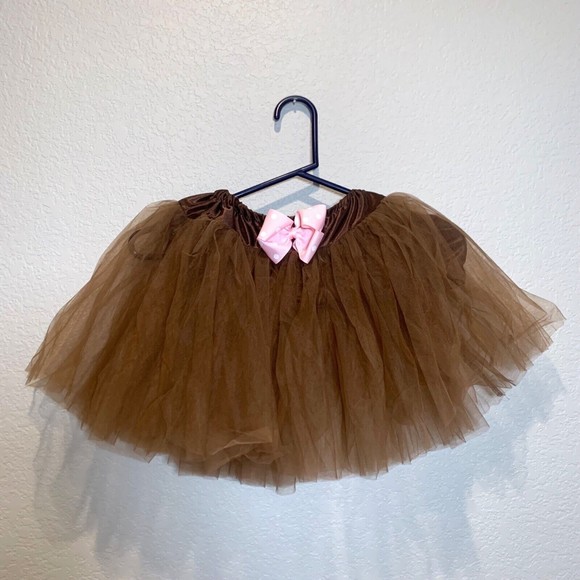 ❤️ Kirei Sui Tutu Ears Paws Hat Childrens Halloween Costume Dog Bear Brown - Picture 3 of 11